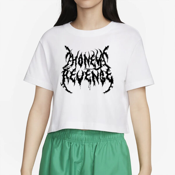Honey Revenge Death Metal Logo Unicorn T-Shirt2