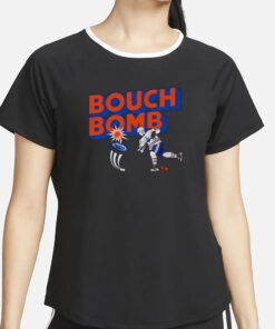 Ice District s Evan Bouchard Edmonton Oilers Bouch Bomb T-Shirt5