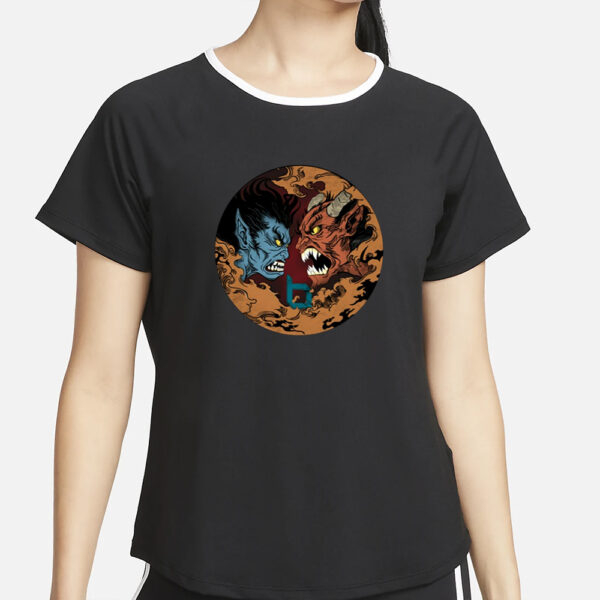 Illustrated Obey Demon Showdown T-Shirt2