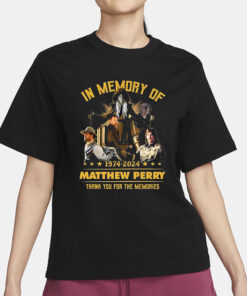 In Memory Of 1974-2024 Matthew Perry Thank You For The Memories T-Shirt3