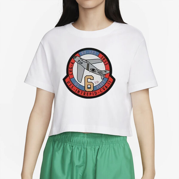 Intrepid Fighter Squadron Crew Patch T-Shirt3