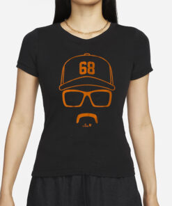 JP FRANCE REC SPECS AND STACHE T-SHIRT
