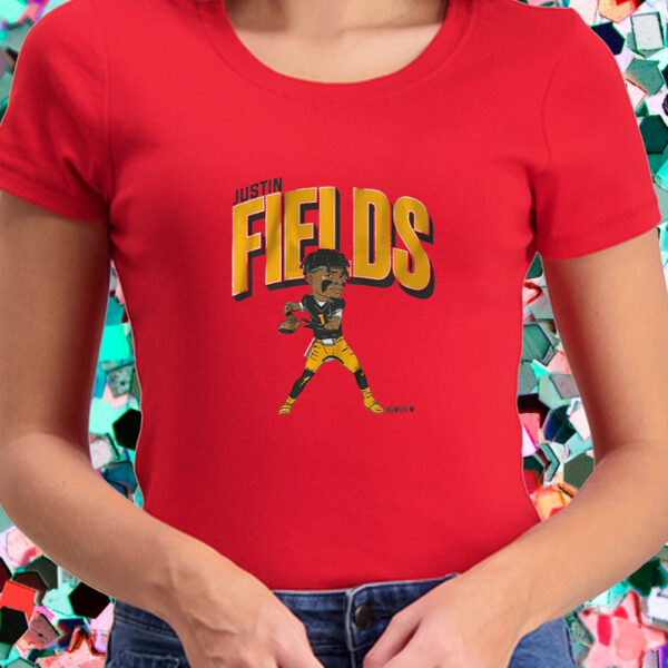 JUSTIN FIELDS PITTSBURGH CARICATURE T-SHIRT4