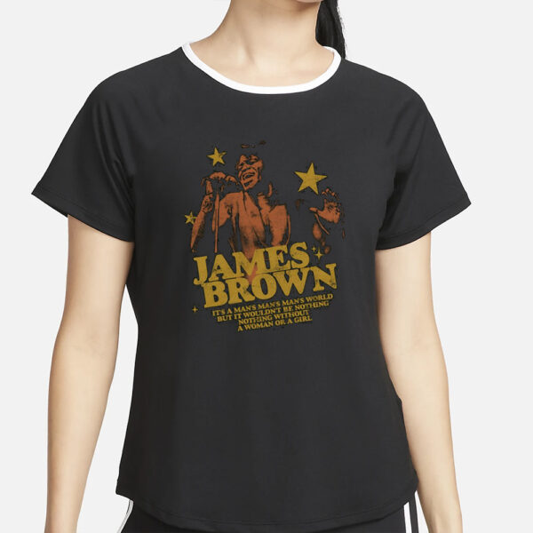 James Brown It's A Man's World Star Long Sleeve T-Shirt2