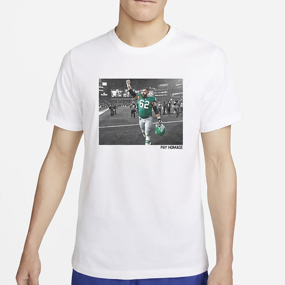 Jason Kelce Pay Homage T-Shirt 4 Jason Kelce Pay Homage T-Shirt4