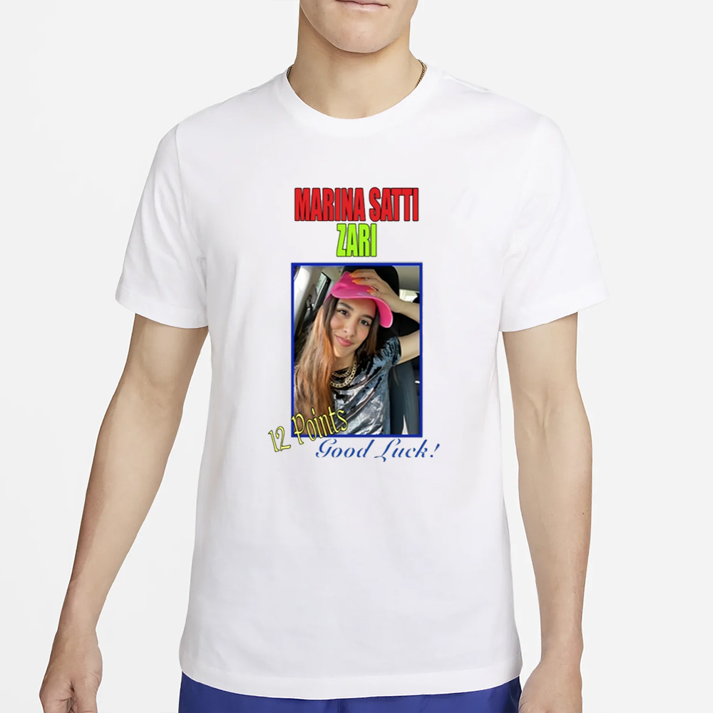Marina Satti Zari 12 Points Good Luck T-Shirt 4 Marina Satti Zari 12 Points Good Luck T-Shirt5