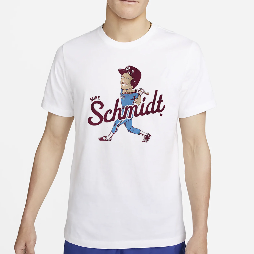 Mike Schmidt Caricature T-Shirt 4 Mike Schmidt Caricature T-Shirt2