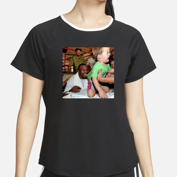 Mike Tyson Biting Kids T-Shirt4