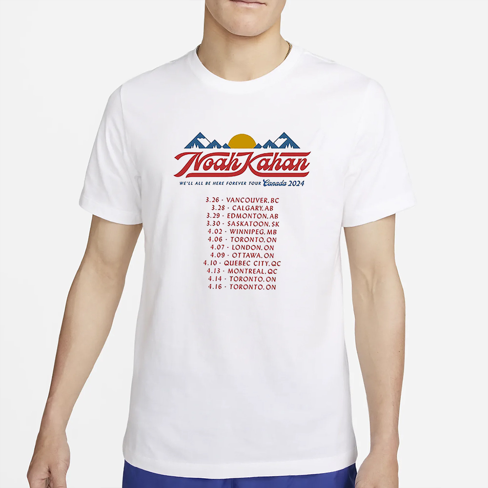 Noah Kahan Canada 2024 T-Shirt4
