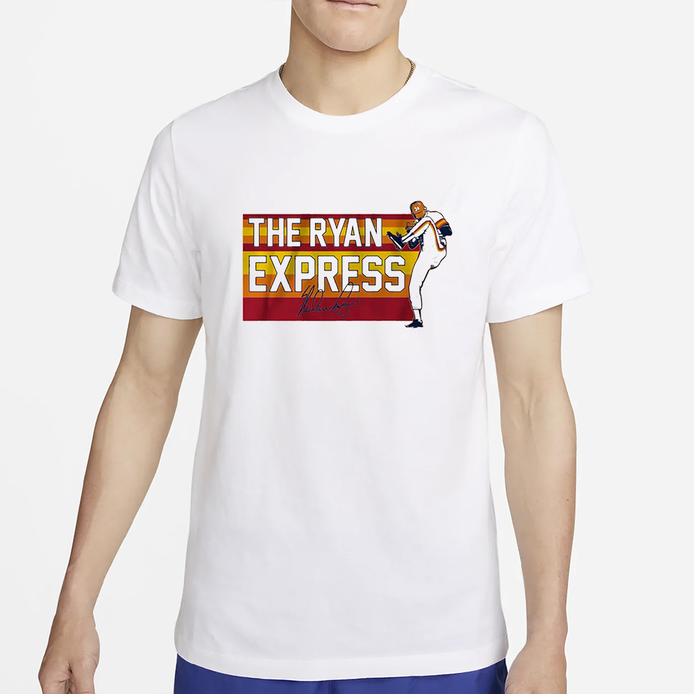 Nolan Ryan The Ryan Express Houston T-Shirt 4 Nolan Ryan The Ryan Express Houston T-Shirt4