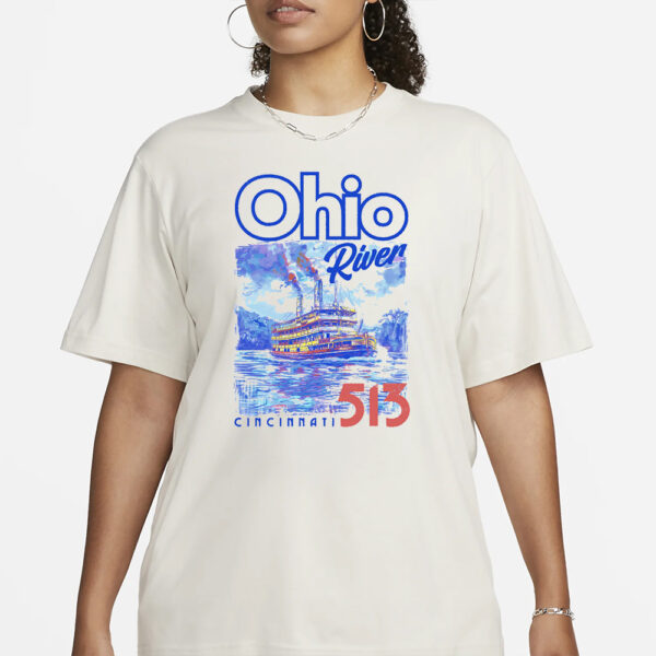 OHIO RIVER WATERCOLOR T-SHIRT3