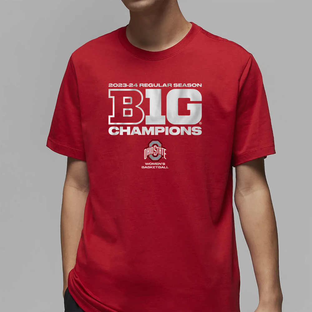 OHIO STATE WOMEN'S BASKETBALL 2024 BIG TEN REGULAR SEASON CHAMPIONS T-SHIRT 4 OHIO STATE WOMEN'S BASKETBALL 2024 BIG TEN REGULAR SEASON CHAMPIONS T-SHIRT2