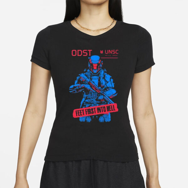 Odst Feet First Into Hell T-Shirt