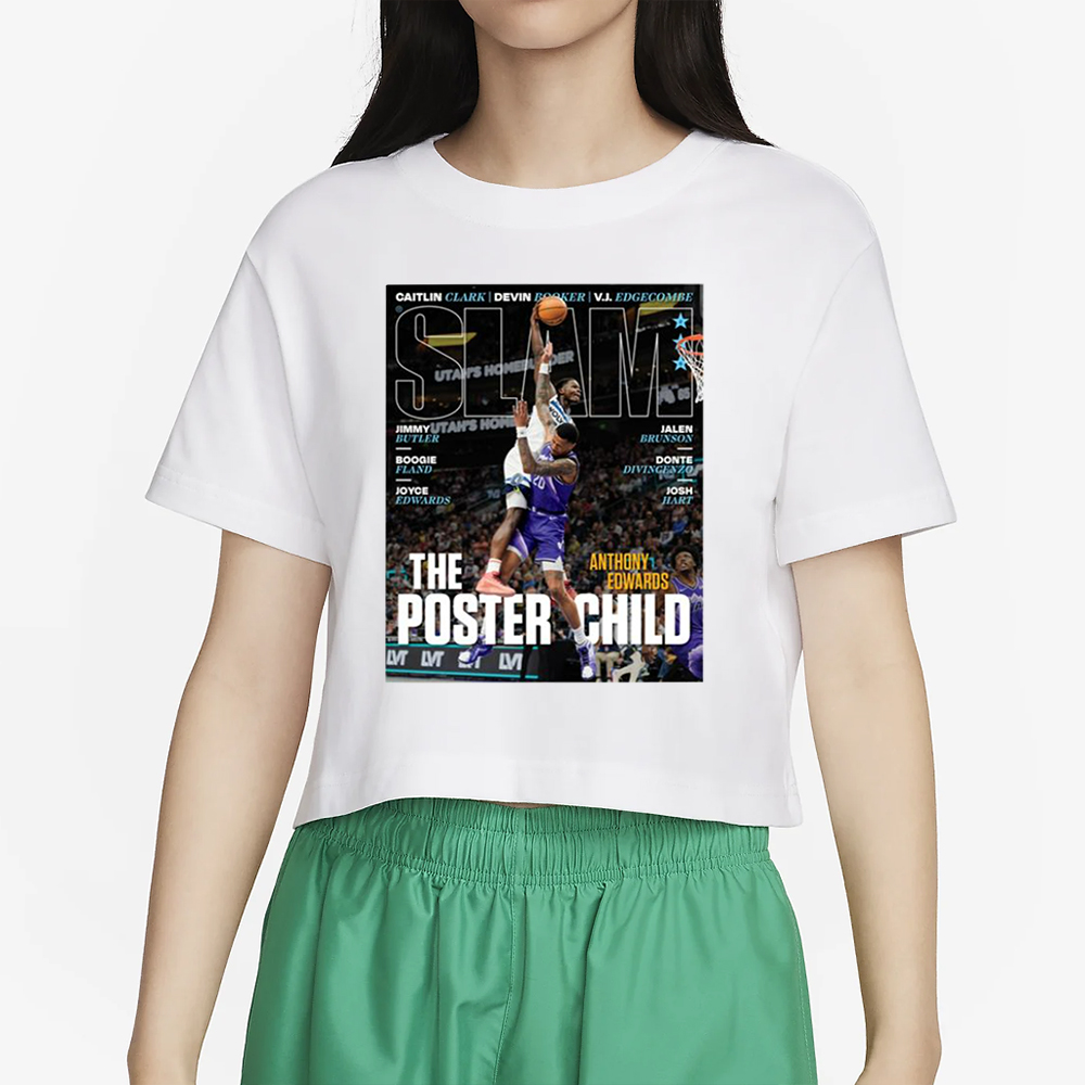 Official Slam Anthony Edwards The Poster Child T Shirt6