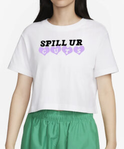 Olivia Rodrigo Spill Ur Guts Boyfriend Fit Girls T-Shirt6