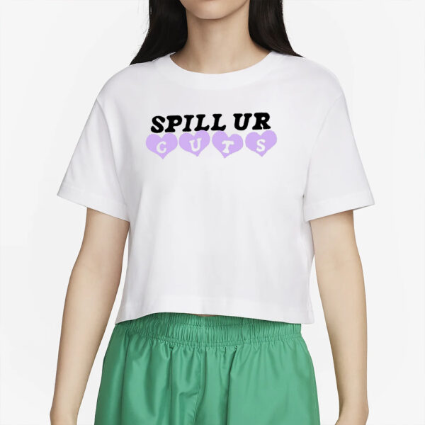 Olivia Rodrigo Spill Ur Guts Boyfriend Fit Girls T-Shirt6