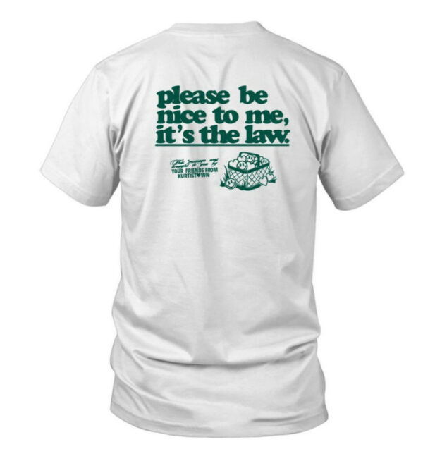 Please Be Nice To Me It's The Law T-Shirt