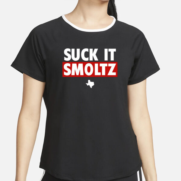 Rangers Nation Suck It Smoltz T-Shirt2
