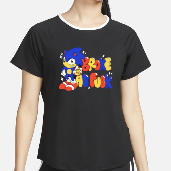 Rawpaw Store Broke As Fuck Blue Boi T-Shirt2