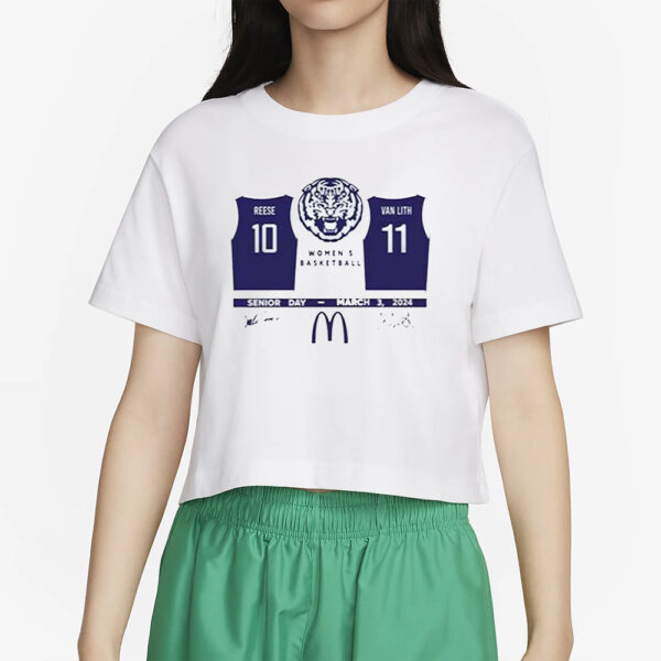 Reese 10 Vs Van Lith 11 Women’s Basketball Senior Day March 3 2024 T-Shirt4