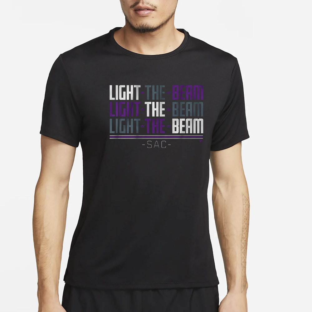 SACRAMENTO LIGHT THE BEAM CHANT T-SHIRT 4 SACRAMENTO LIGHT THE BEAM CHANT T-SHIRT2