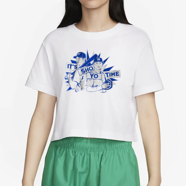 SHOHEI OHTANI & YOSHINOBU YAMAMOTO IT'S SHO-YO TIME T-SHIRT4