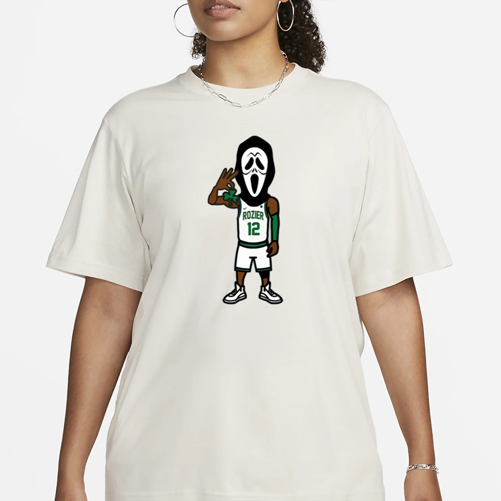 ScaryTerry Rozier Scream Mask Boston Basketball T-Shirt 4 ScaryTerry Rozier Scream Mask Boston Basketball T-Shirt1