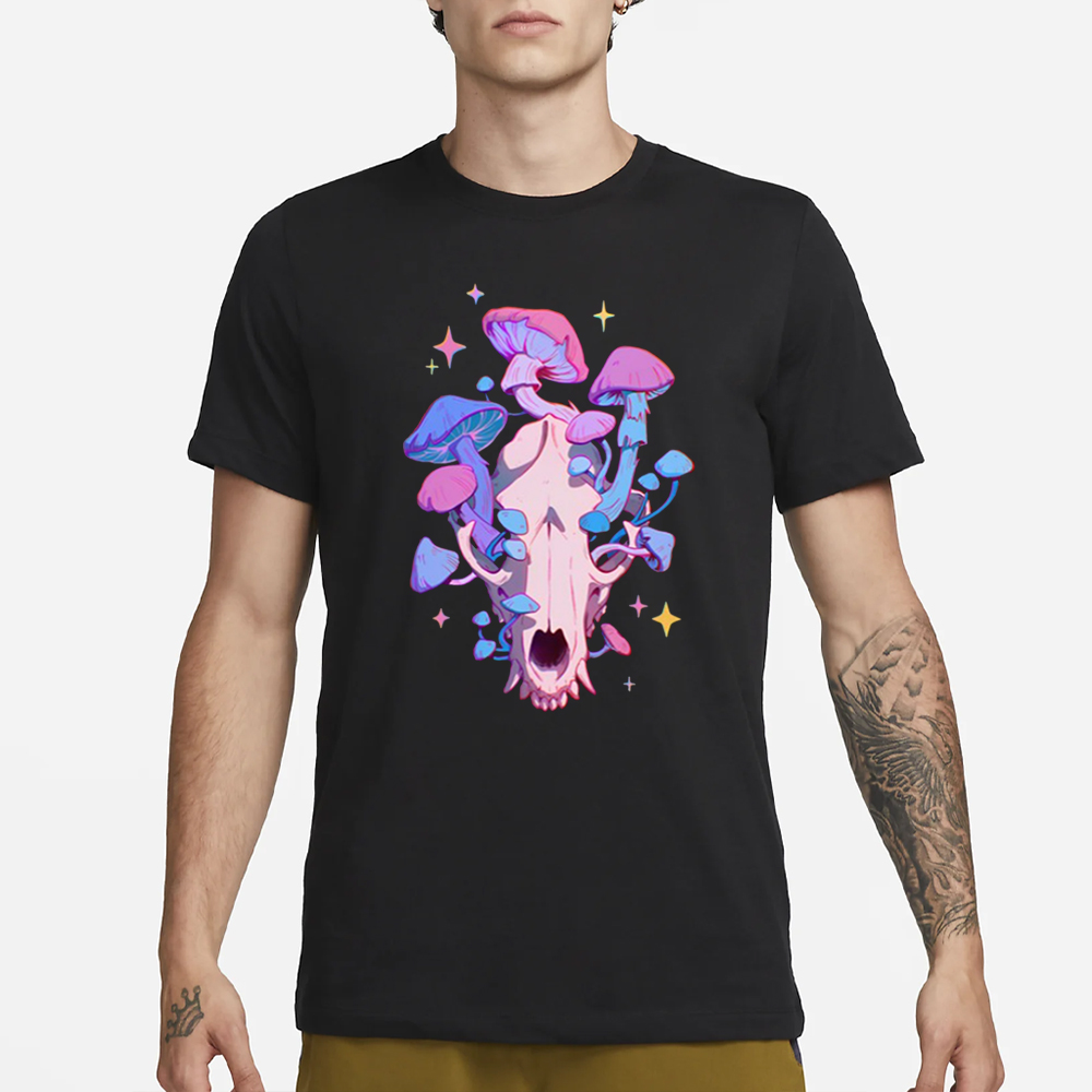 Simkaye Storenvy Magic Raccoon Skull T-Shirt 4 Simkaye Storenvy Magic Raccoon Skull T-Shirt1