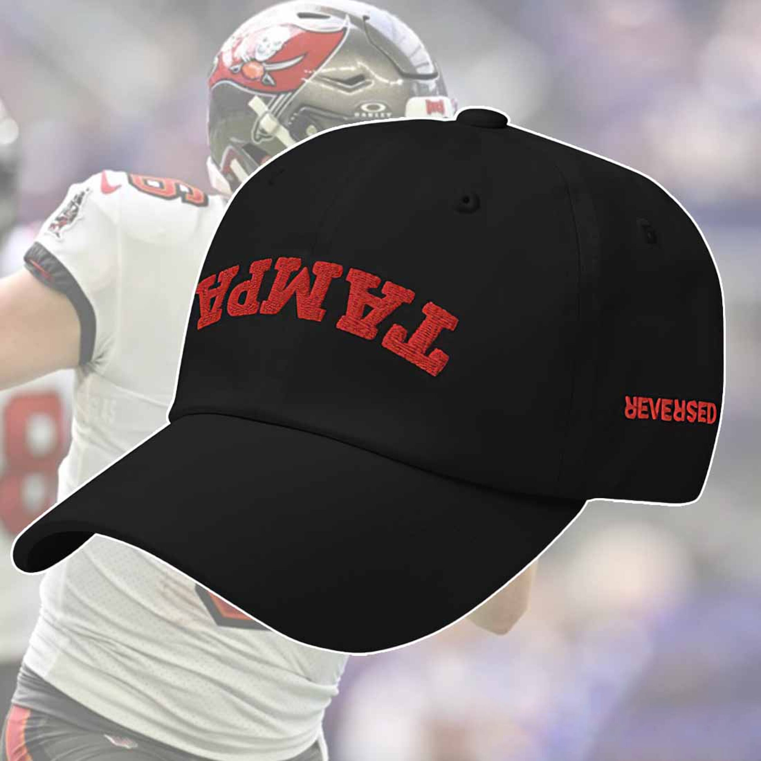 Tampa Upside Down Baker Mayfield Hat 2 Tampa Upside Down Baker Mayfield Hat