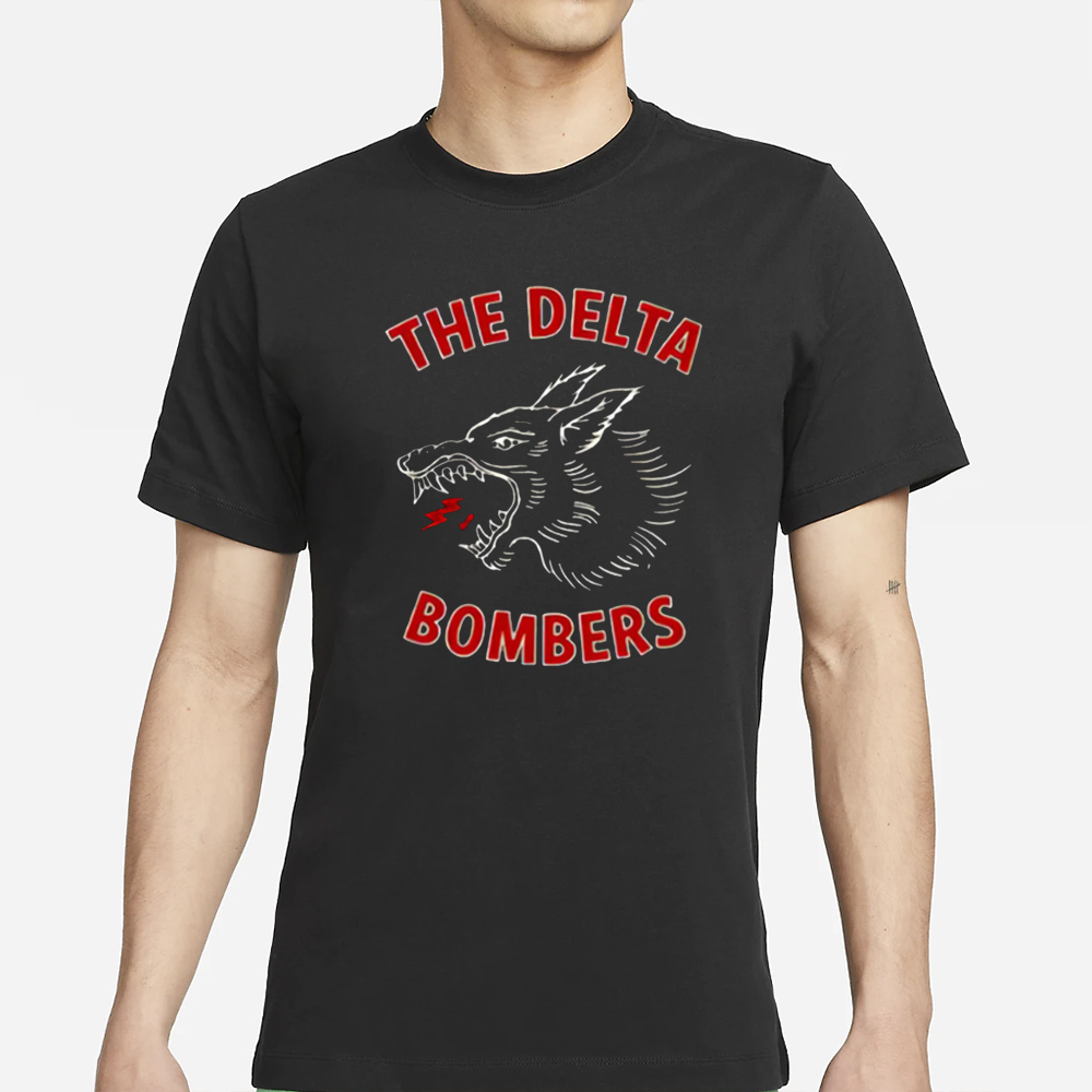 The Delta Bombers Wolf T-Shirt 4 The Delta Bombers Wolf T-Shirt
