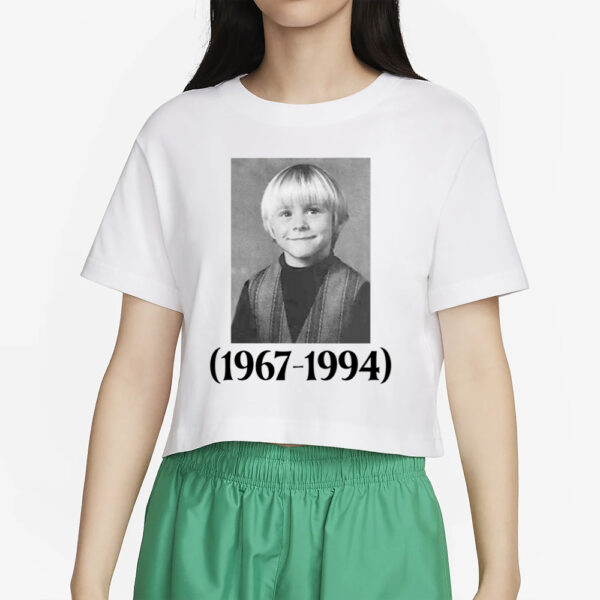 Travis Scott Wearing Kurt D. Cobain Child 1967-1994 T-Shirt44