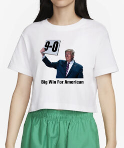 Trump On 9-0 Big Win For American Long Sleeve T-Shirt2