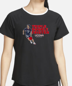 UCONN BASKETBALL TRIPLE-DOUBLE TRISTEN NEWTON T-SHIRT4