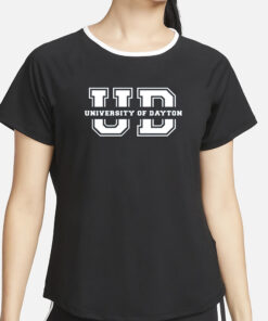 UD - UNIVERSITY OF DAYTON VARSITY BLOCK T-SHIRT2