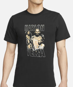 UFC Black Marlon Vera Quasar Graphic T-Shirts