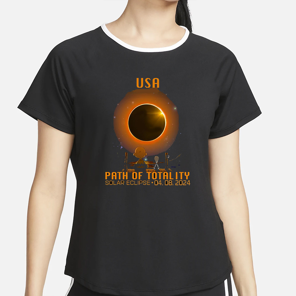 USA Path Of Totality Solar Eclipse April 8th 2024 T-Shirt 4 USA Path Of Totality Solar Eclipse April 8th 2024 T-Shirt2