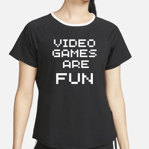 Video Games Are Supposed To Be Fun Boogie2988 T-Shirt4
