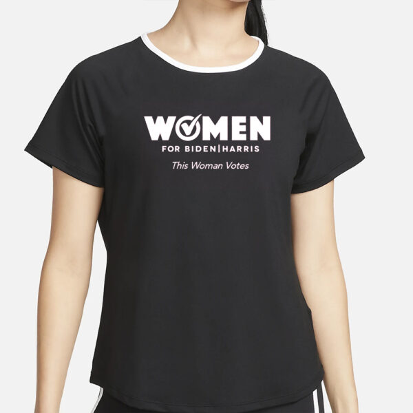 WOMEN FOR BIDEN HARRIS LOGO T-SHIRT4