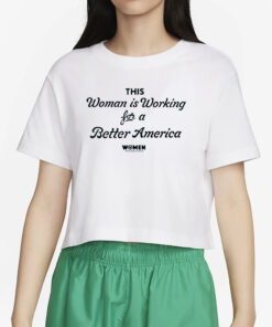 WOMEN FOR BIDEN HARRIS THIS WOMAN IS WORKING T-SHIRT2