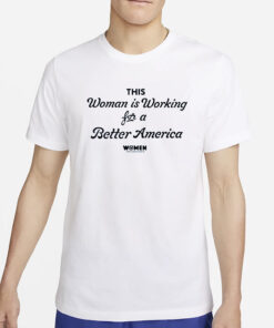 WOMEN FOR BIDEN HARRIS THIS WOMAN IS WORKING T-SHIRT4