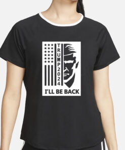 Women’s 2024 I’LL BE BACK printed T-Shirt2