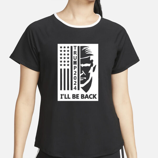 Women’s 2024 I’LL BE BACK printed T-Shirt2
