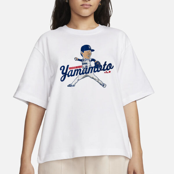 YOSHINOBU YAMAMOTO CARICATURE PRO T-SHIRT