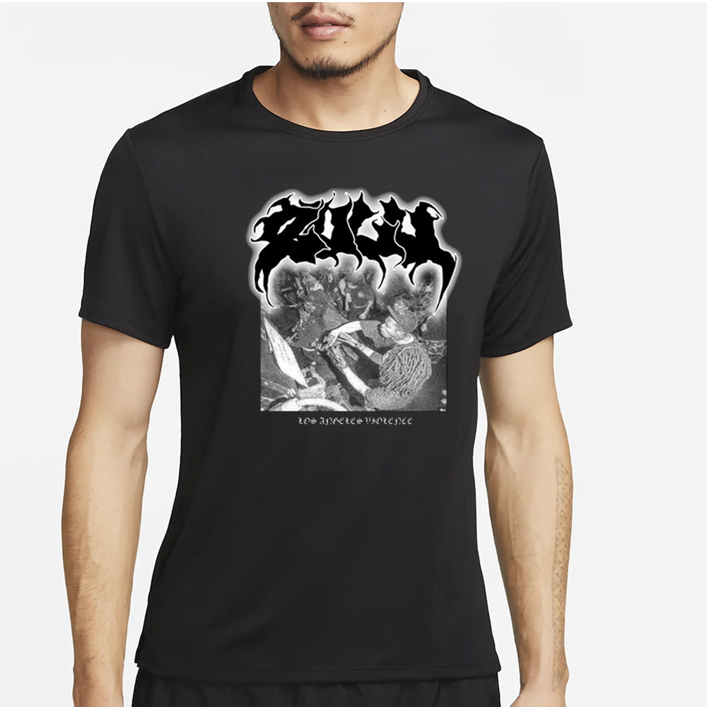 Zulu Los Angeles Violence T-Shirt 4 Zulu Los Angeles Violence T-Shirt2