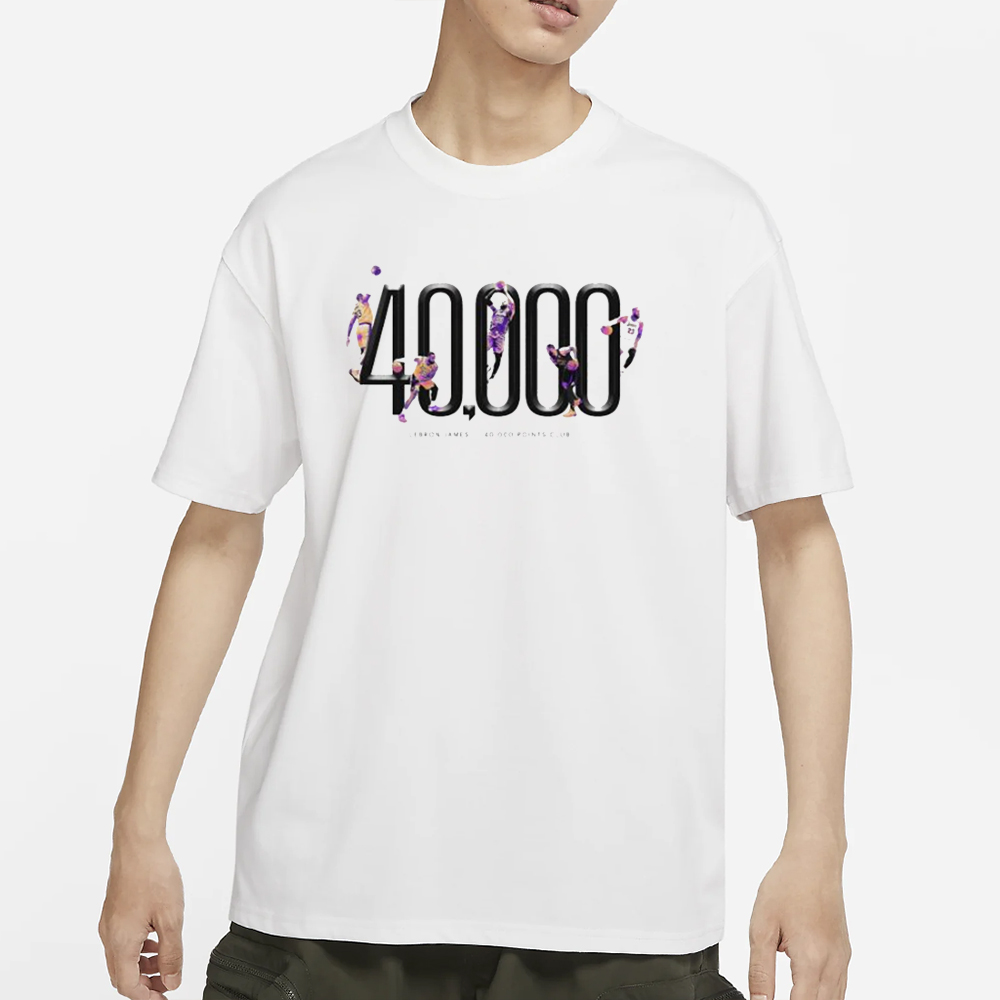 lebron james founding member of the 40k points club los angeles Lakers NBA T-Shirt 4 lebron james founding member of the 40k points club los angeles Lakers NBA T-Shirt1