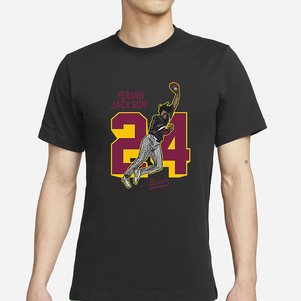 Arizona State – Ncaa Baseball Isaiah Jackson – T-Shirt 4 Arizona State – Ncaa Baseball Isaiah Jackson – T-Shirt
