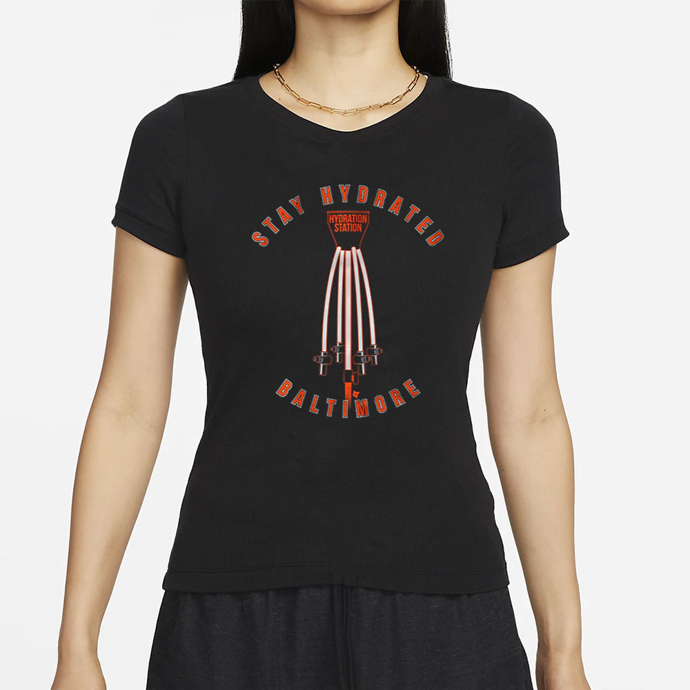 BALTIMORE HYDRATION STATION T-SHIRT 4 BALTIMORE HYDRATION STATION T-SHIRT