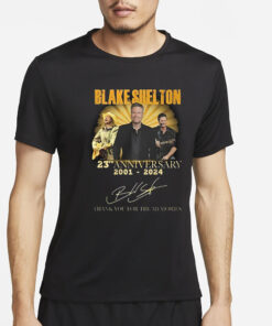 Blake Shelton 23rd Anniversary 2001-2024 Thank You For The Memories T-Shirt54