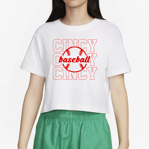 CINCY BASEBALL - GAME DAY ROSIE T-SHIRT2