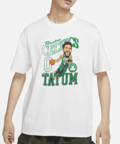 Celtics Jayson Tatum Caricature T-Shirts